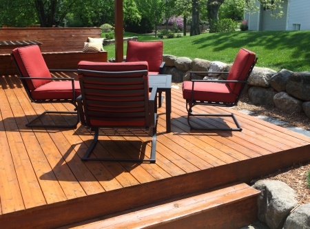 clean patio furniture