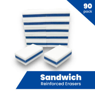 Sandwich Eraser Sponges Compared to Tolco™ Mighty Eraser (90pk)