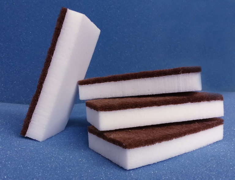 Home / Eraser Sponges / Dual Melamine Eraser Sponge & Scouring Pad (40pk)