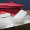 Red Shammy Cloth & Eraser Sponges