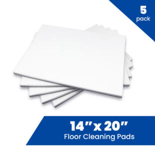Eraser Mop Floor Cleaning Pads - 14" x 20" (5pk Refill)