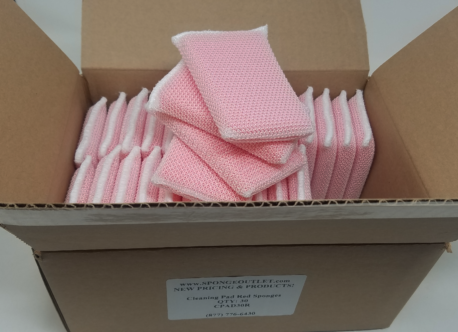 pink dobie pads box