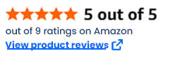 Our non-scratch cleaning pads are rated 5 out of 5 stars out of 9 ratings on Amazon. Click to view product reviews.