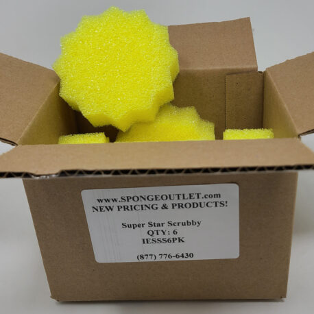 The Super Star Scrubby is a non-scratch and odor resistant cleaning sponge