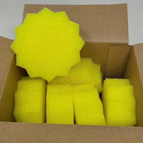 The Super Star Scrubby is a non-scratch and odor resistant cleaning sponge