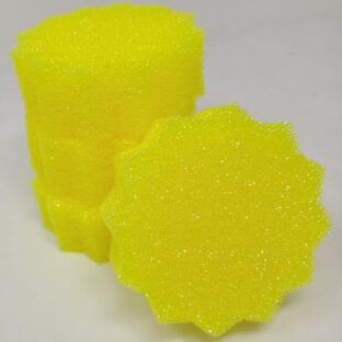 The Super Star Scrubby is a non-scratch and odor resistant cleaning sponge