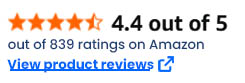 Our extra large eraser sponges are rated 4.4 out of 5 stars out of over 839 ratings on Amazon. Click to view product reviews.