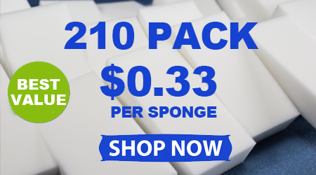 210 Pack of Eraser Sponges for 33 cents each