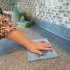 Use IE Swedish Dishcloths to wipe up spills. More durable than a paper towel will not rip or shred.