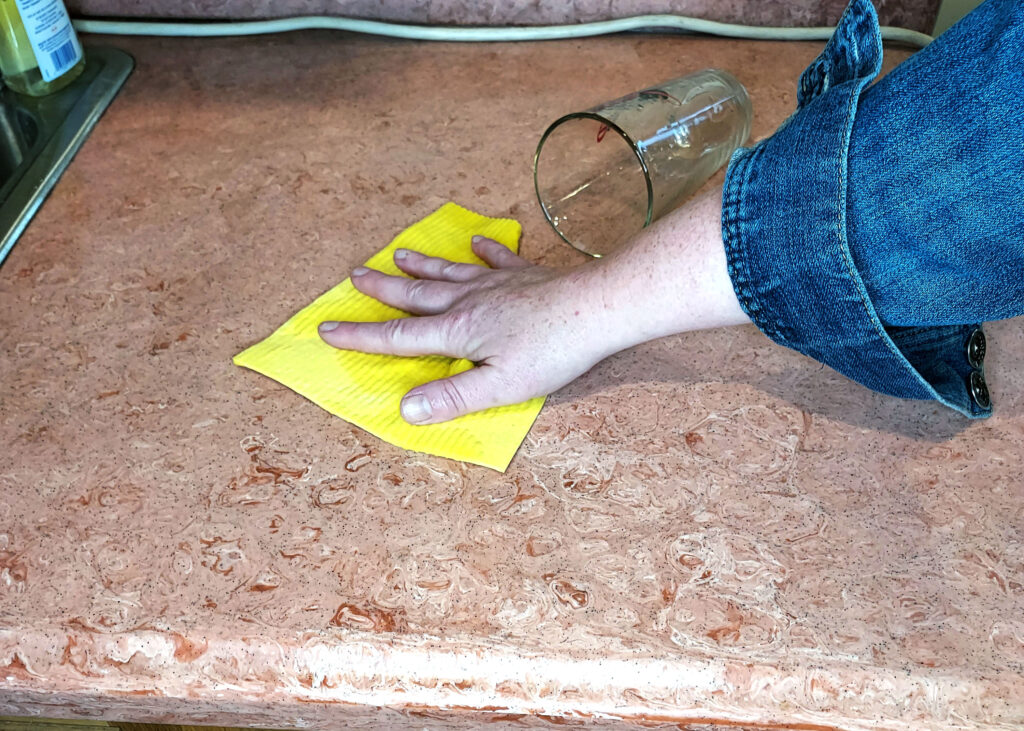 Use Swedish Dishcloths to wipe up spills in a classroom. Dry and reuse! Once cloth can replace 15 rolls of papertowels