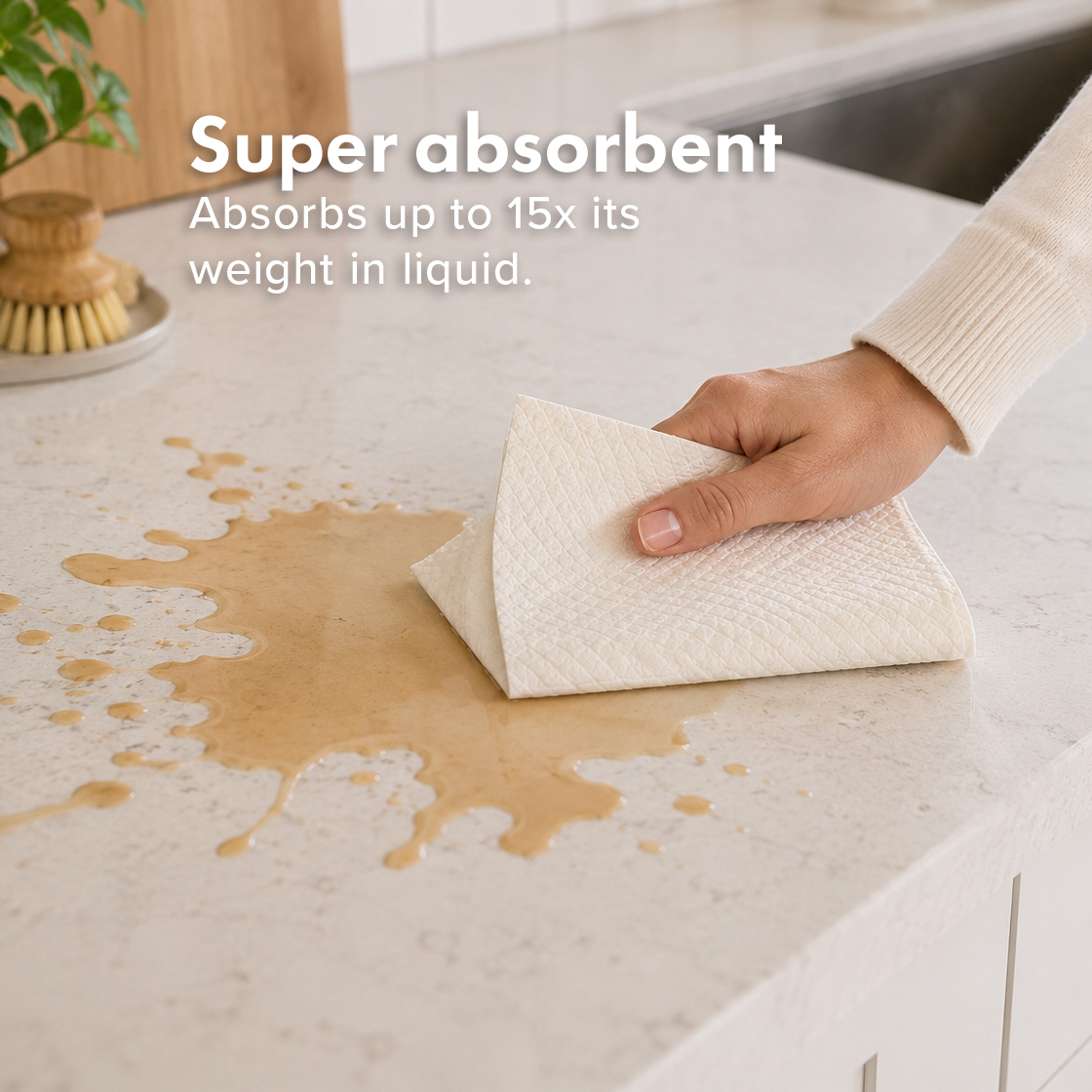 Undyed Eco-Friendly Swedish Dishcloths - Image 4