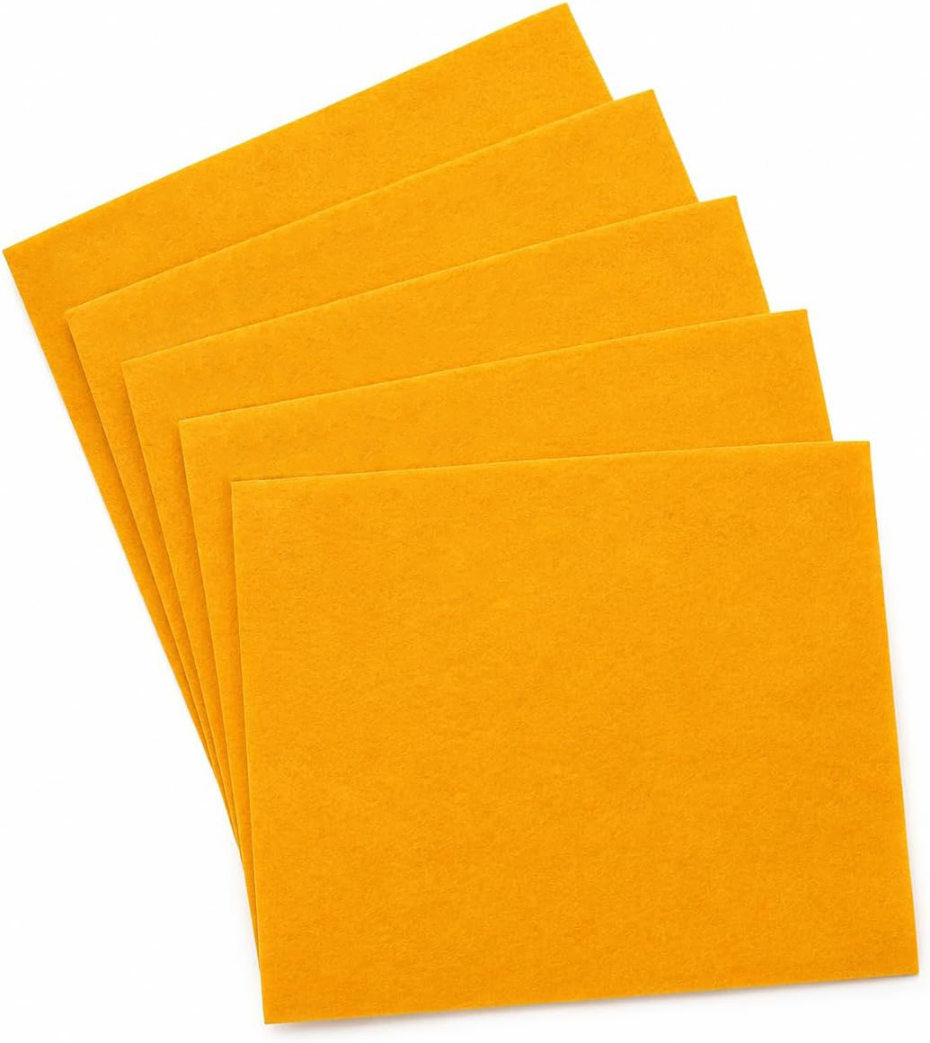 Large orange shammy chamois towels for car detailing, 27 x 20 inch super absorbent drying cloths